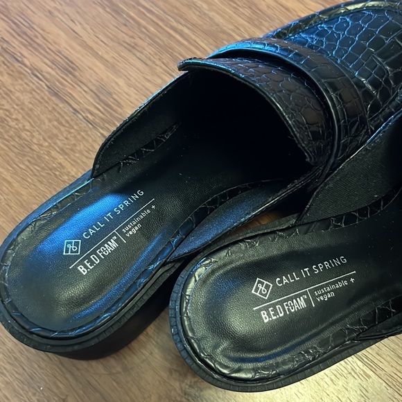 Platform slip on loafers - Picture 4 of 6